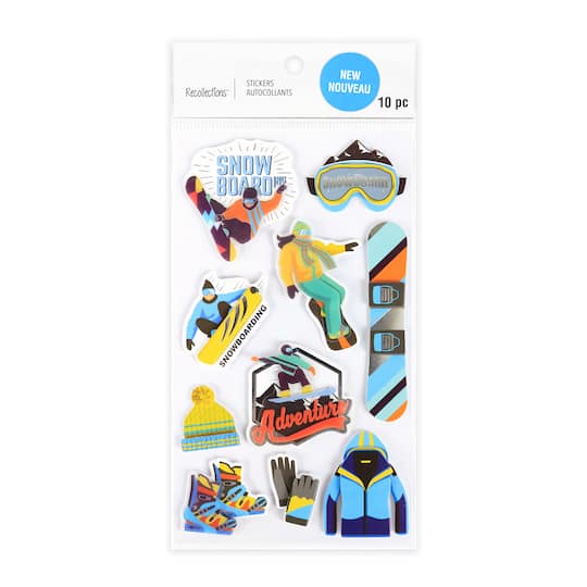 Snowboard Stickers by Recollections™